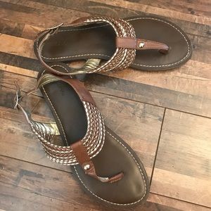 Merona T-Strap Thong Sandals Size 8